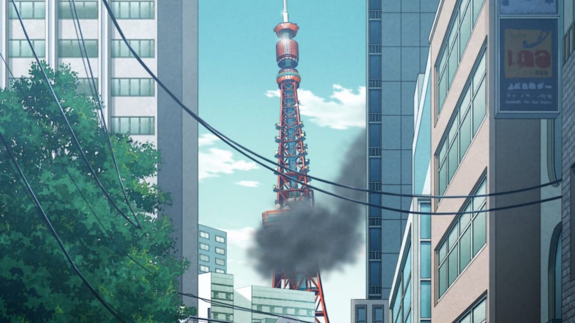 The Tower, as seen in the episode (Image via TMS Entertainment)